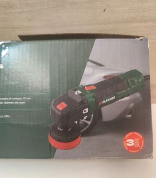 Pulidora Parkside + Set Esponjas Pulido