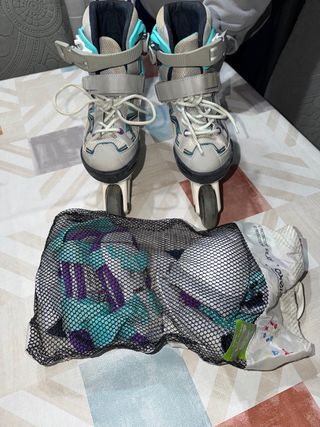 Patines en línea para niña talla ajustable 32-35