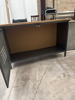 Mueble estilo industrial madera y metal