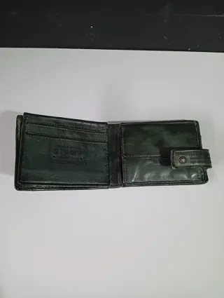 Lote Botines de cuero para hombre y cartera