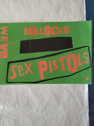 Cartel Sex Pistols Never Mind the Bollocks