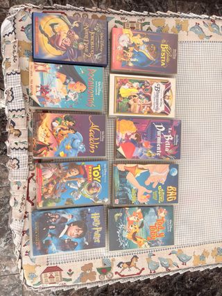 10 Películas Disney VHS Clásicos