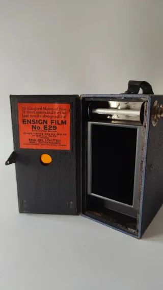 Cámara Ensign Vintage Azul