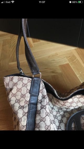 Borsa Gucci GG Canvas Tela Extra Large Vintage