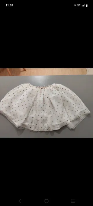 Lote 3 faldas tul niña