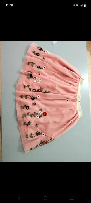 Lote 3 faldas tul niña