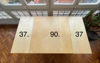 Mesa de comedor extensible madera