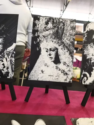 Virgen Esperanza Macarena Cuadro Relieve