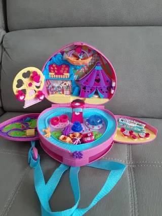 Zainetto Polly Pocket a forma di cuore