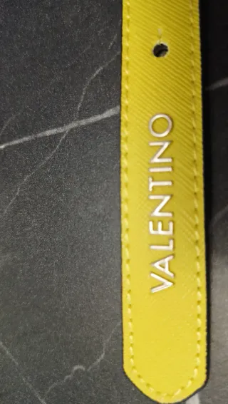 Cintura Valentino Gialla Fibbia Oval