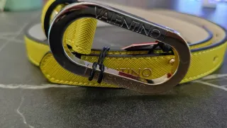 Cintura Valentino Gialla Fibbia Oval