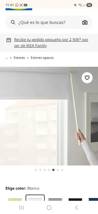 Estor FRIDANS IKEA 1x1,95