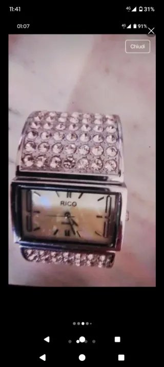 Orologio donna RICO con strass