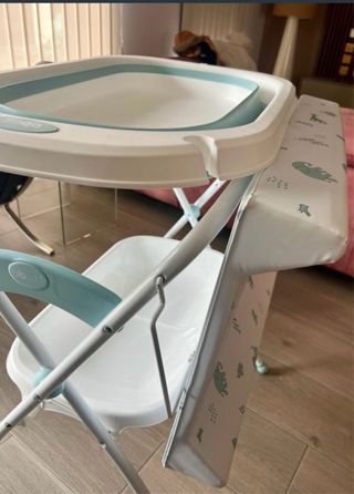 Cambiador bañera plegable bebé