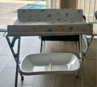 Cambiador bañera plegable bebé