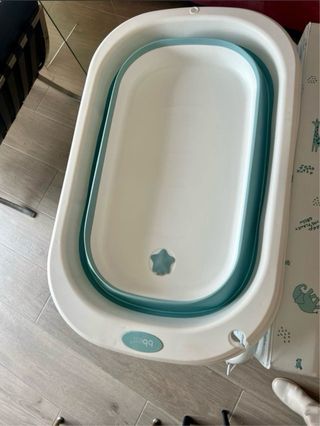 Cambiador bañera plegable bebé
