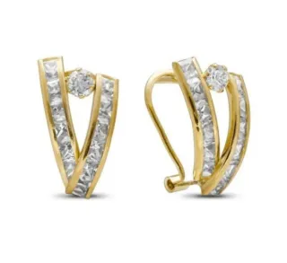 Pendientes Victoria Oro 18 Klt.