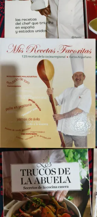 Lote 9 libros de cocina