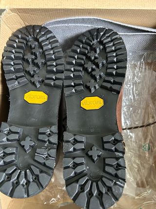 Scarponi in pelle marrone suola Vibram (41)