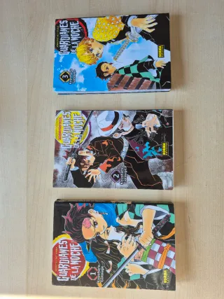 Mangas de Kimetsu no yaiba 1-3