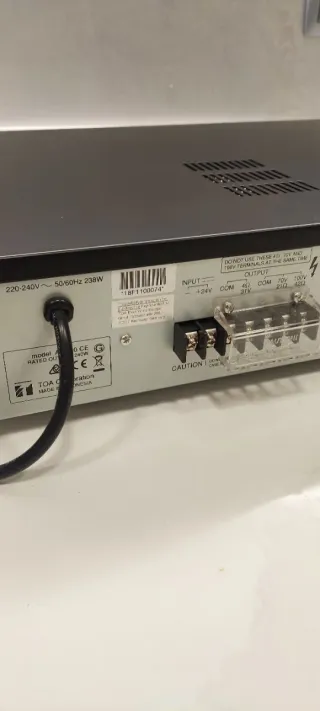 Amplificador TOA A-2240 Negro