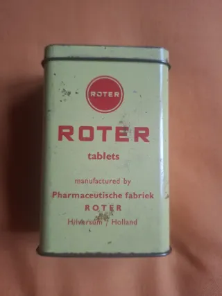 Caja metálica vintage ROTER