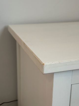 Mesita de noche IKEA HEMNES blanca