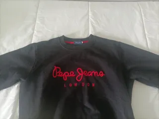 Sudadera Pepe Jeans Negra y Roja Talla M.No 1€!!