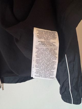 Chaqueta Nike Track Jacker Negra - Talla S