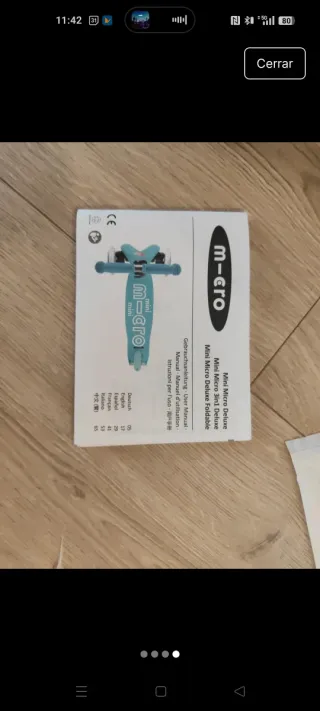 Patinete Micro Mini Azul