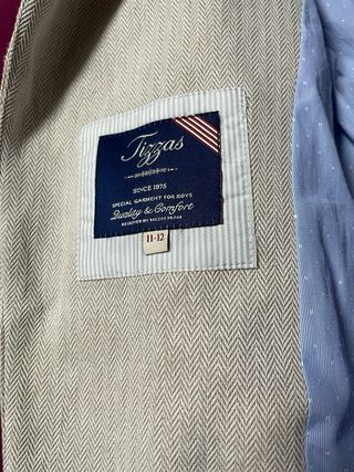 Chaqueta beige T. 11-12 Tizzas comunión