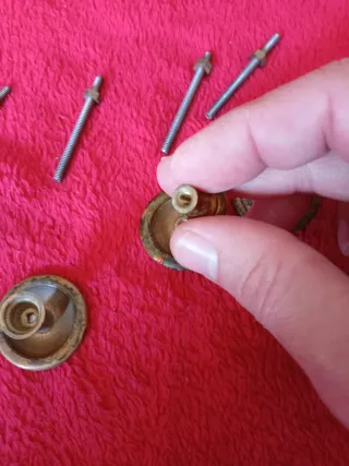 Tiradores latón vintage