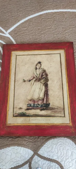 Maja la naranjera a lo chusco