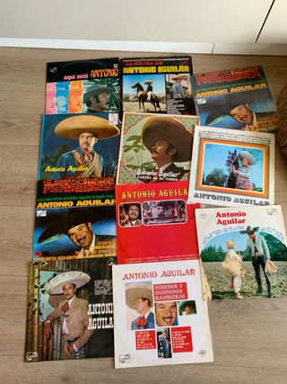 Lote 11 Vinilos Antonio Aguilar Latino