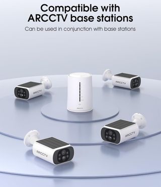 Cámara vigilancia exterior solar inalámbrica