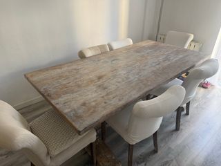 Mesa de comedor grande de madera rústica De TRIGGO