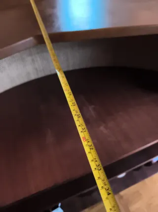 Mueble Mini Bar Cuero y Madera