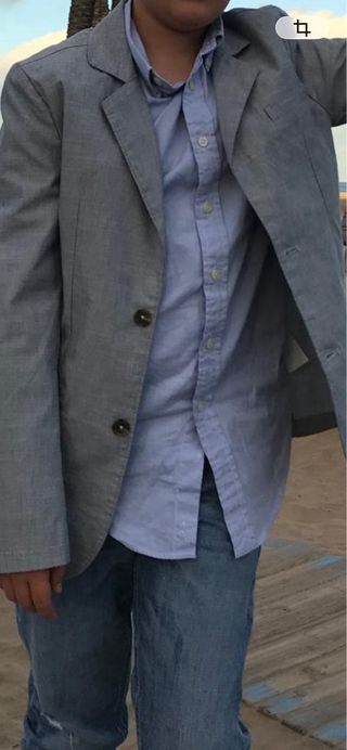 Chaqueta Sfera niño gris T.11-12 Informal