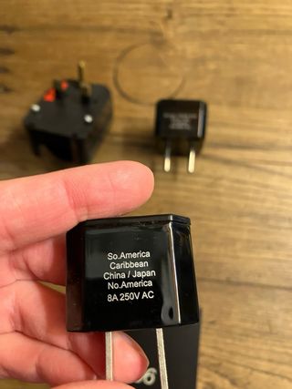 Lote Cargador Apple + Adaptadores Viaje