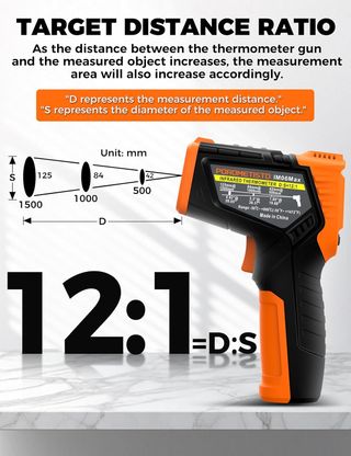 Termometro infrarossi professionale laser sonda