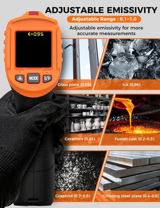 Termometro infrarossi professionale laser sonda