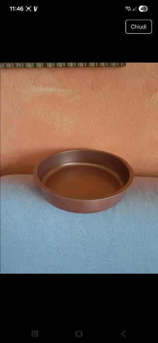 Tortiera in metallo diametro 23 cm