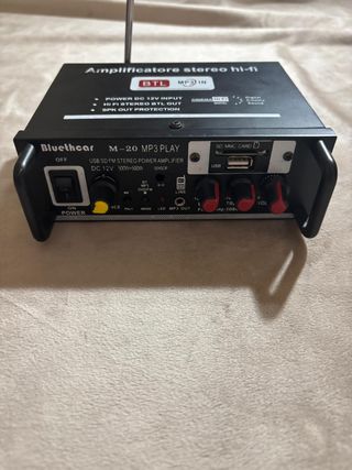 Amplificatore Stereo Hi-Fi Bluethcar M-20