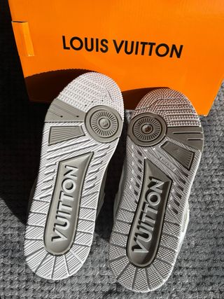 Louis Vuitton Scarpe da Ginnastica Bianche Grigie
