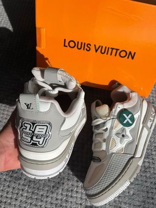 Louis Vuitton Scarpe da Ginnastica Bianche Grigie