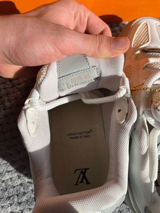 Louis Vuitton Scarpe da Ginnastica Bianche Grigie