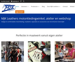 Chaqueta MJK Leathers Moto Vintage Mujer Talla M