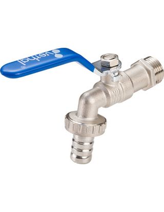 Grifo de latón con salida para manguera