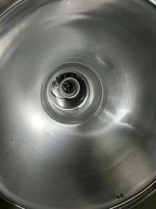 Pantalla portalámparas industrial aluminio