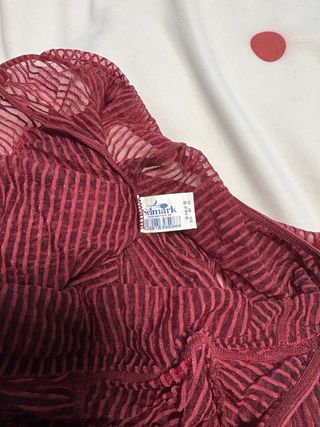 Picardías Selmark Rojo Transparente